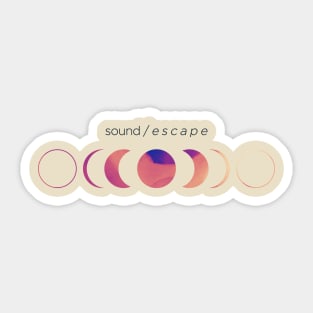 Phases (Light) Sticker